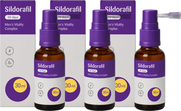 Sildorafil tre flasker, 90-dages forsyning